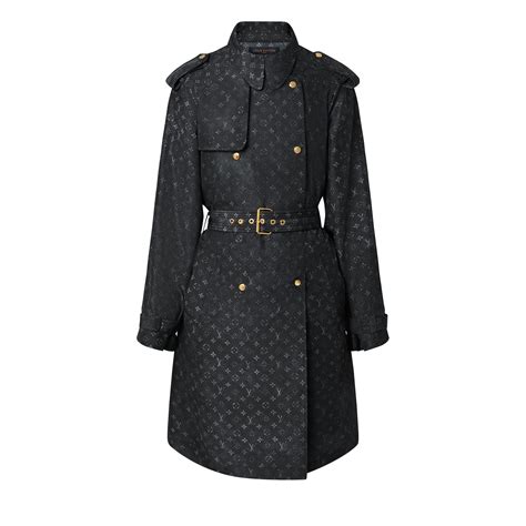 lv black coat|Lv coats women.